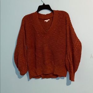 Orange American Eagle Knitted Sweater